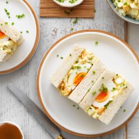 Japanese Wasabi Egg Salad Sandwiches